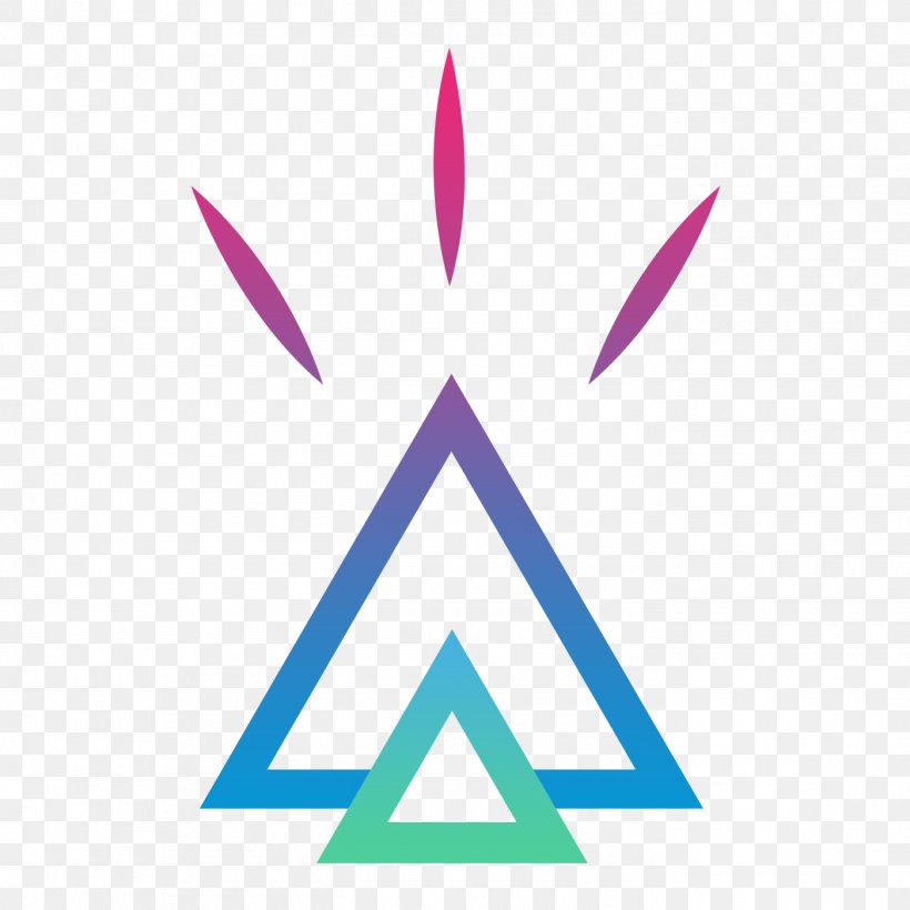 Vector Graphics Logo Penrose Triangle Image Illustration, PNG, 1400x1400px, Logo, Brand, Decal, Geometry, Magenta Download Free