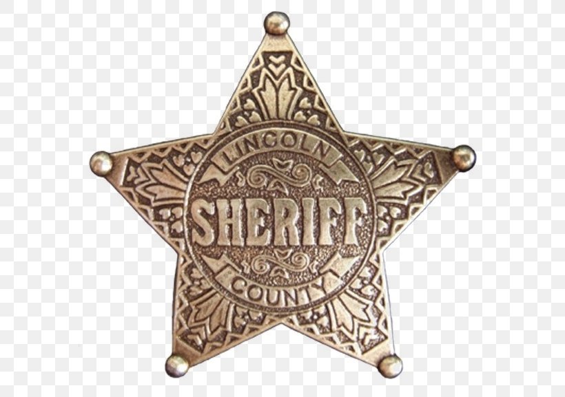 American Frontier United States Of America Sheriff Badge Police, PNG, 607x577px, American Frontier, Badge, Brass, Cowboy, Lapel Pin Download Free