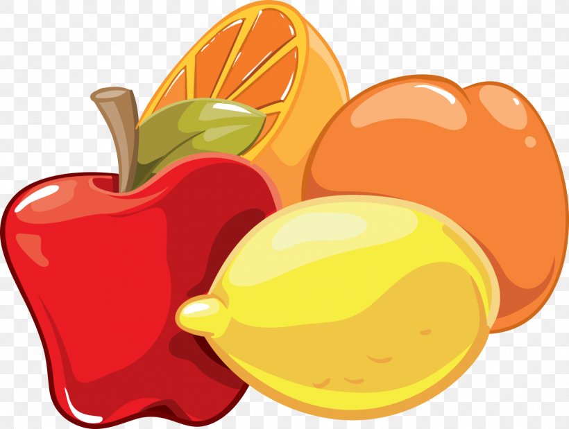 Food Vitamin Vector Graphics Fruit Vegetable, PNG, 1606x1213px, Food, Bell Pepper, Cartoon, Fruit, Heart Download Free