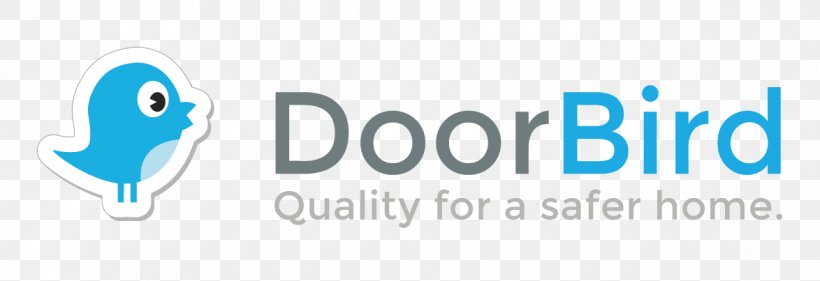 Logo Intercom Home Automation Kits Door Bells & Chimes DoorBird Home Automation Group, PNG, 1174x403px, Logo, Blue, Brand, Camera, Door Download Free