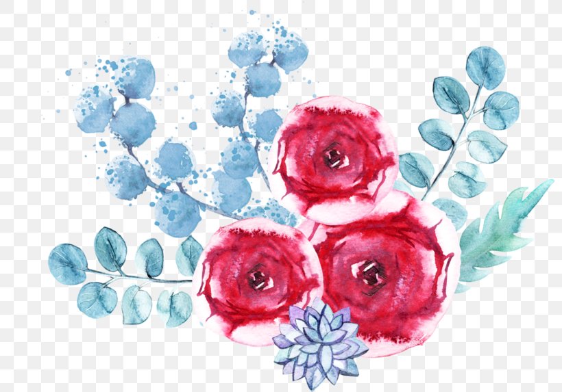 Blue Watercolor Flowers, PNG, 800x573px, Garden Roses, Blue, Blue Rose, Cabbage Rose, Cut Flowers Download Free