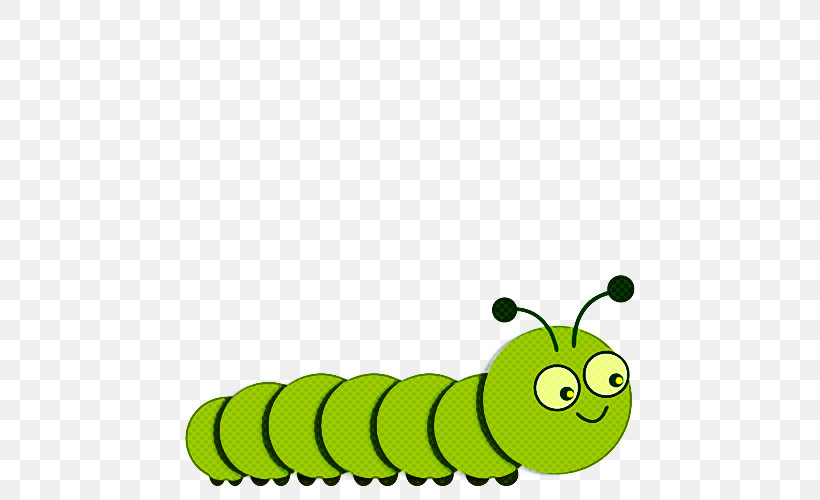 Caterpillar Insect Green Larva Moths And Butterflies, PNG, 500x500px, Caterpillar, Green, Insect, Larva, Moths And Butterflies Download Free