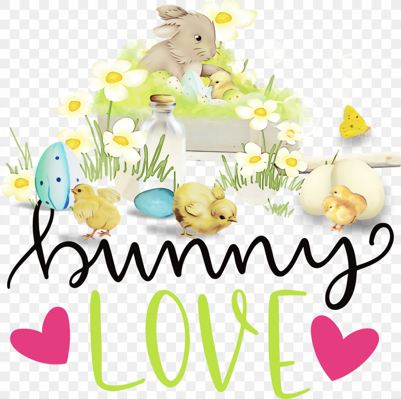 Floral Design, PNG, 3000x2987px, Bunny Love, Animal Figurine, Bunny, Cut Flowers, Easter Day Download Free