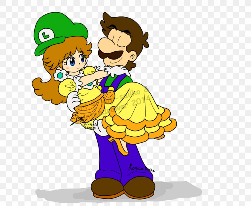 Luigi Princess Daisy Super Mario 64 Princess Peach, PNG, 985x811px, Luigi, Art, Cartoon, Deviantart, Dr Luigi Download Free