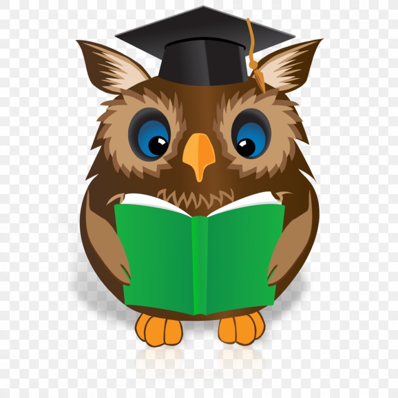 Reading Book Owl Online Writing Lab Clip Art, PNG, 1000x1000px, Reading, Beak, Bird, Bird Of Prey, Book Download Free