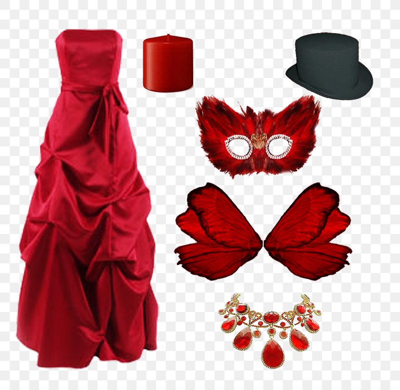 Dress Red Costume Design Clothing Accessories, PNG, 800x800px, Dress, Clothing Accessories, Costume, Costume Design, Flower Download Free