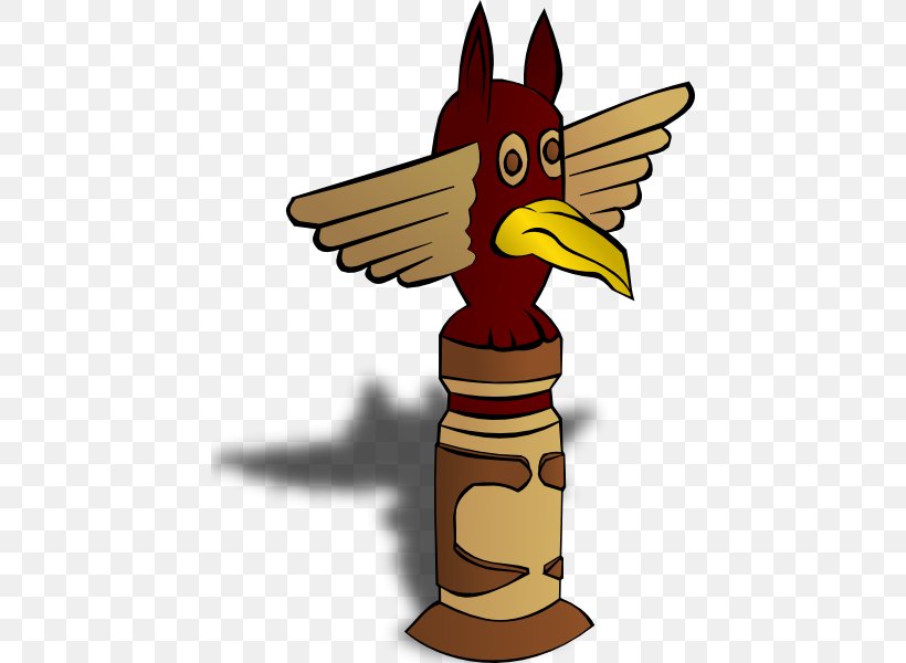 Totem Pole Tiki Clip Art, PNG, 438x600px, Totem Pole, Art, Beak, Bird, Cartoon Download Free