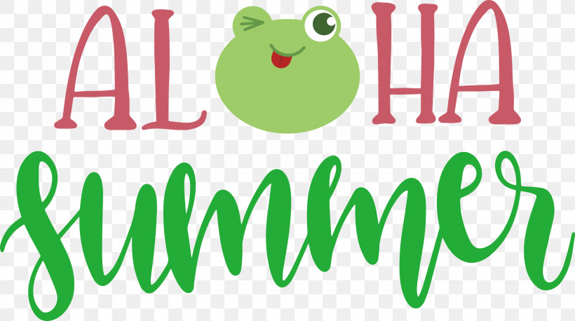Aloha Summer Emoji Summer, PNG, 3000x1678px, Aloha Summer, Emoji, Frogs, Green, Happiness Download Free