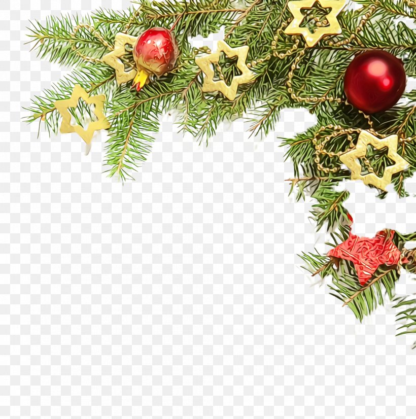 Christmas Decoration, PNG, 1992x2008px, Watercolor, Branch, Christmas Decoration, Christmas Ornament, Christmas Tree Download Free