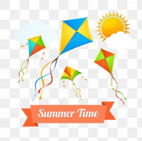 Hand-painted Summer Time - Clip Art PNG