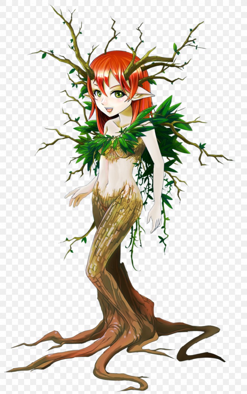 Dryad Art Nymph Drawing Clip Art, PNG, 1024x1636px, Watercolor, Cartoon, Flower, Frame, Heart Download Free