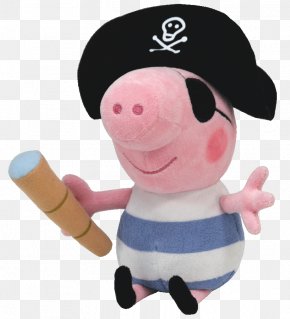 Pig - George Pig Ty Inc. Stuffed Animals & Cuddly Toys Beanie Babies PNG