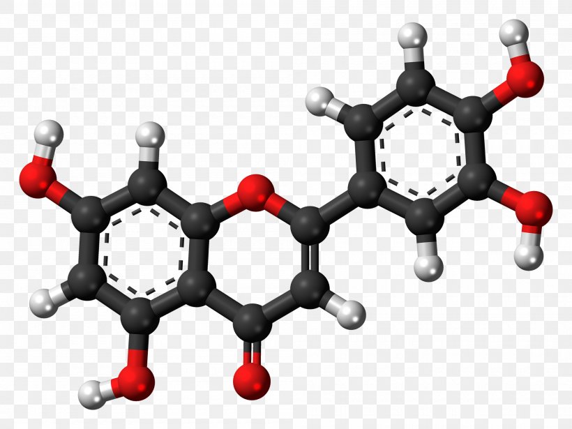 Quercetin Molecule Flavonoid Flavonols Morin, PNG, 2000x1502px, Quercetin, Ballandstick Model, Body Jewelry, Chalcone Isomerase, Chemistry Download Free