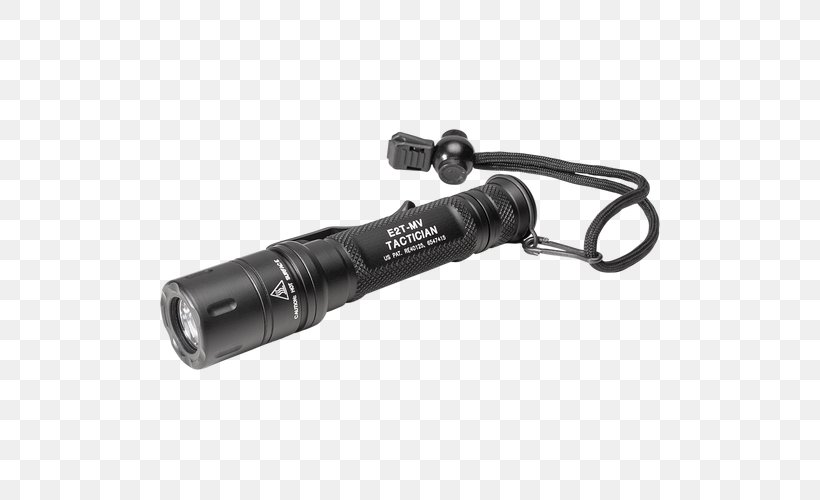 Flashlight SureFire Gun Lights Light-emitting Diode, PNG, 500x500px, Light, Bateria Cr123, Everyday Carry, Flashlight, Gun Lights Download Free