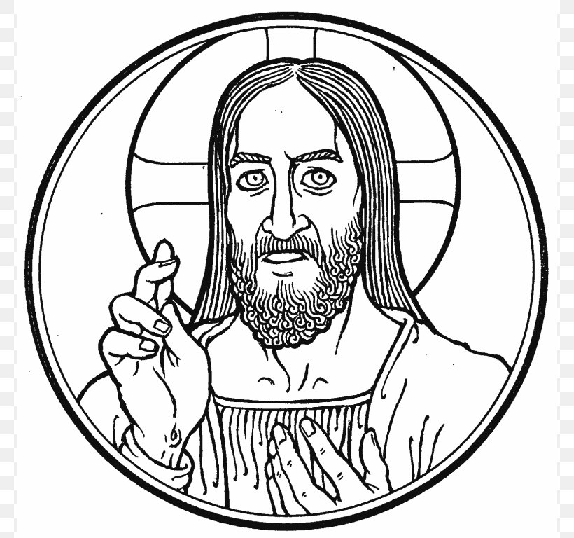 Christian Black And White Clipart