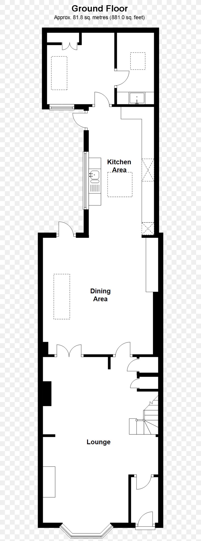 Floor Plan House Room Terrace, PNG, 520x2207px, Floor Plan, Area, Bed, Bedroom, Black And White Download Free
