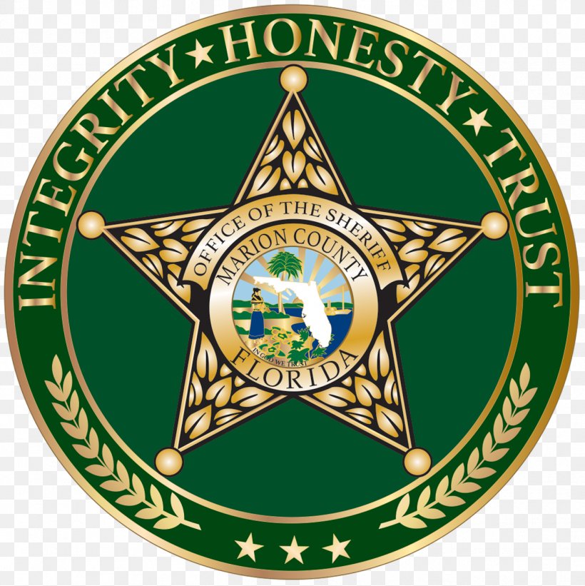 Marion County Sheriff's Office Service Of Process Police, PNG, 1322x1324px, Sheriff, Arrest, Badge, Brand, Emblem Download Free
