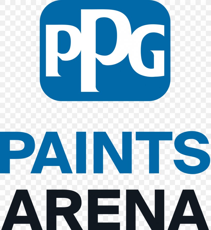 PPG Paints Arena Logo PPG Industries PPG Coatings (Singapore) Pte. Ltd Singapore, PNG, 938x1024px, Ppg Paints Arena, Area, Blue, Brand, Color Download Free