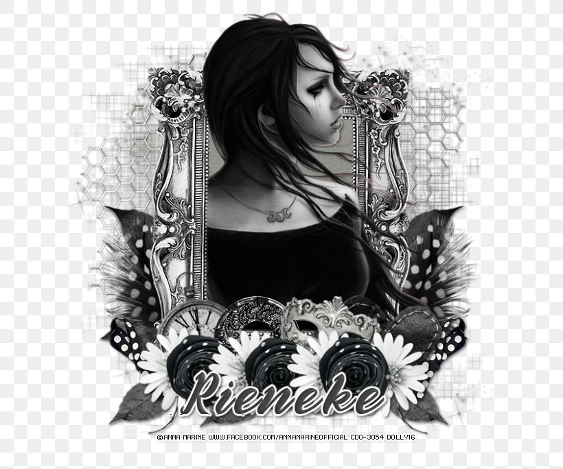 Album Cover Visual Arts Black Hair, PNG, 680x684px, Watercolor, Cartoon, Flower, Frame, Heart Download Free