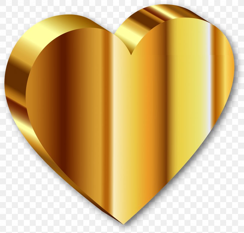 Gold Icon, PNG, 2329x2228px, 3d Computer Graphics, Gold, Color, Heart, Orange Download Free