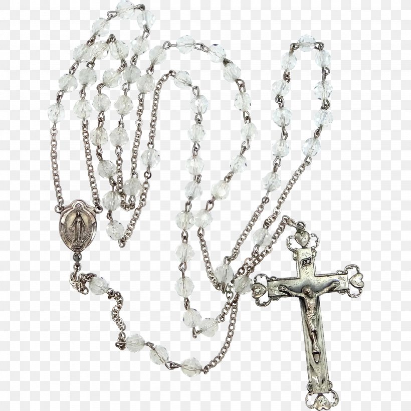 Locket Silver Necklace Rosary Body Jewellery, PNG, 2048x2048px, Locket, Body Jewellery, Body Jewelry, Chain, Cross Download Free