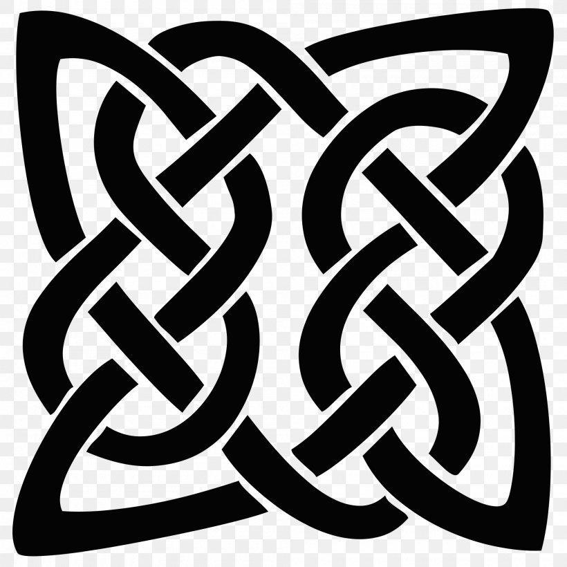 Wall Decal Celtic Knot Ornament, PNG, 2000x2000px, Wall Decal, Art, Black And White, Brand, Celtic Knot Download Free