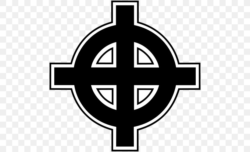 Celtic Cross Organization Stormfront Racism Restoration Foursquare Church, PNG, 500x500px, Celtic Cross, Artwork, Black And White, Celtic Knot, Church Download Free