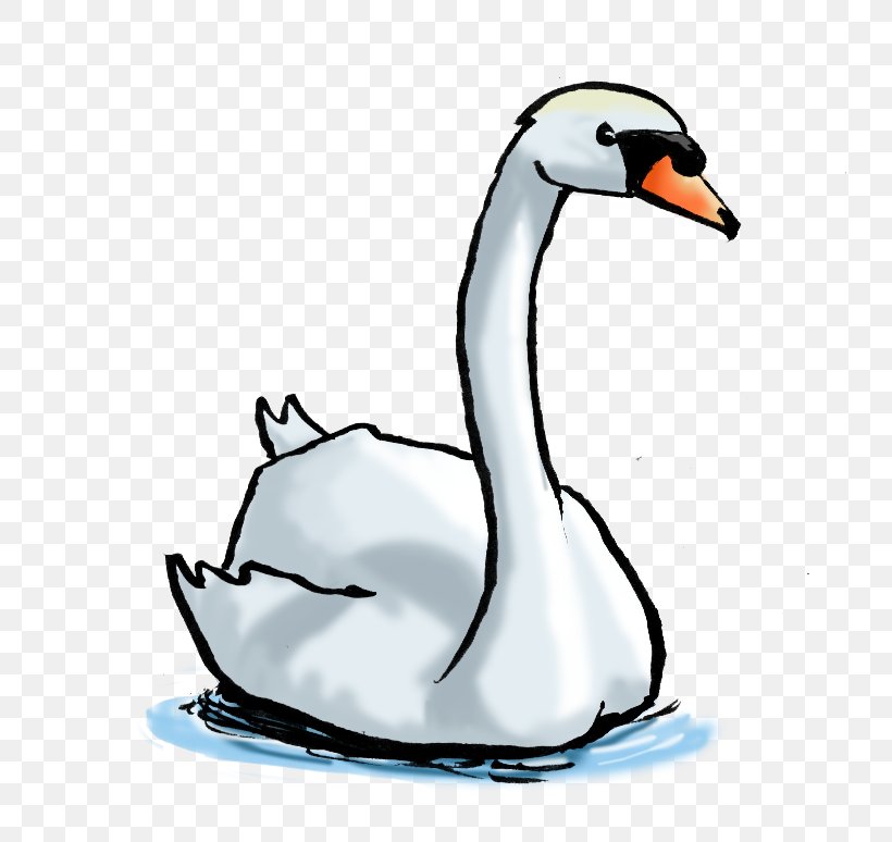 Cygnini Duck Goose Drawing, PNG, 757x774px, Cygnini, Beak, Bird, Blue, Color Download Free