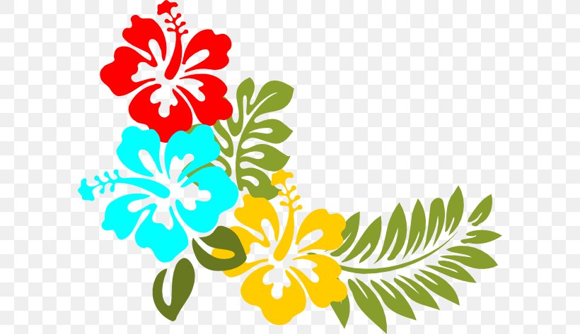 Hawaiian Hibiscus Clip Art, PNG, 600x473px, Hibiscus, Artwork, Copyright, Cut Flowers, Flora Download Free