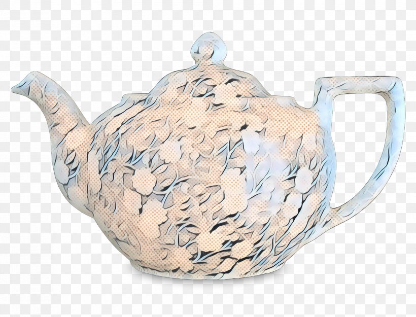 Teapot Kettle Tableware Porcelain Ceramic, PNG, 1960x1494px, Pop Art, Ceramic, Dishware, Earthenware, Kettle Download Free