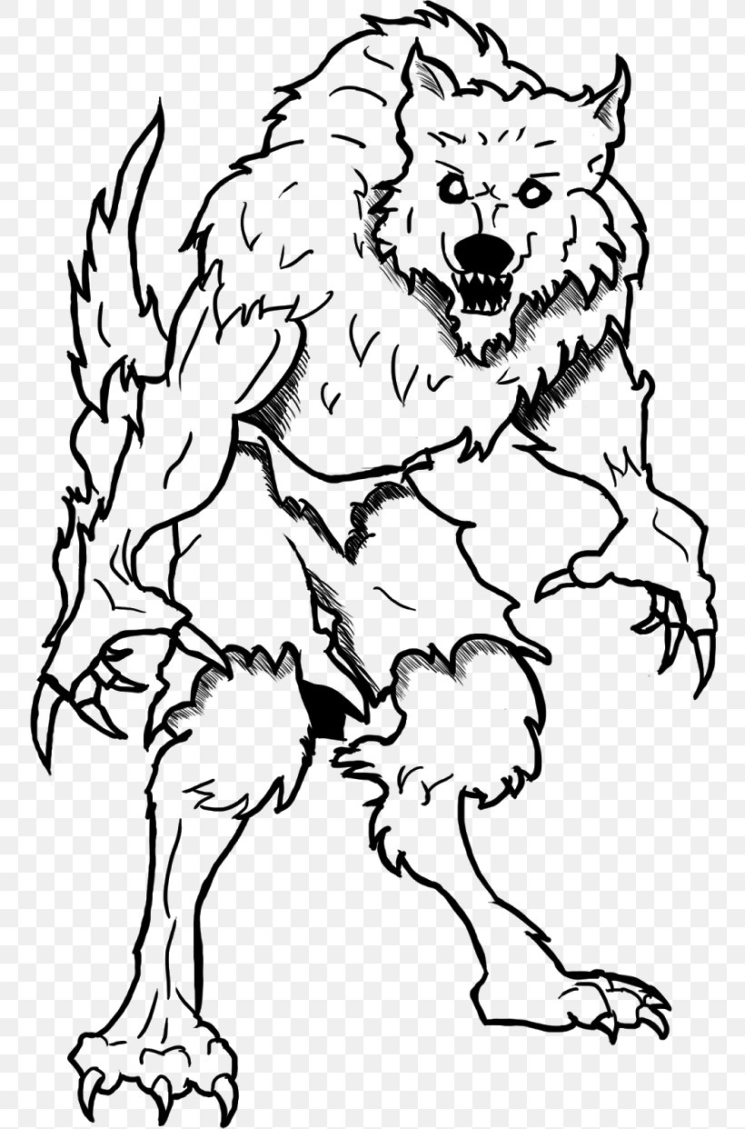 The Werewolf Of Fever Swamp Coloring Book Adult This Is Monster, PNG, 762x1242px, Werewolf, Adult, Art, Artwork, Black And White Download Free