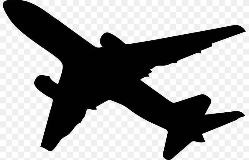 Airplane Silhouette Clip Art, PNG, 800x527px, Airplane, Air Travel, Aircraft, Artwork, Autocad Dxf Download Free