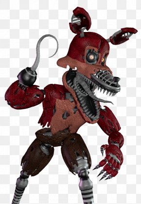 Cinco noites no jogo do mundo de Freddy 4 Nightmare FNaF, Nightmare Foxy,  diverso, jogo png