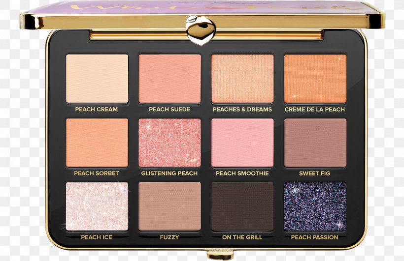 Too Faced White Chocolate Chip Eye Shadow Palette Too Faced Sweet Peach Too Faced Chocolate Gold Eye Shadow Palette Cosmetics, PNG, 2000x1296px, Too Faced Sweet Peach, Cosmetics, Eye Shadow, Palette, Peach Download Free