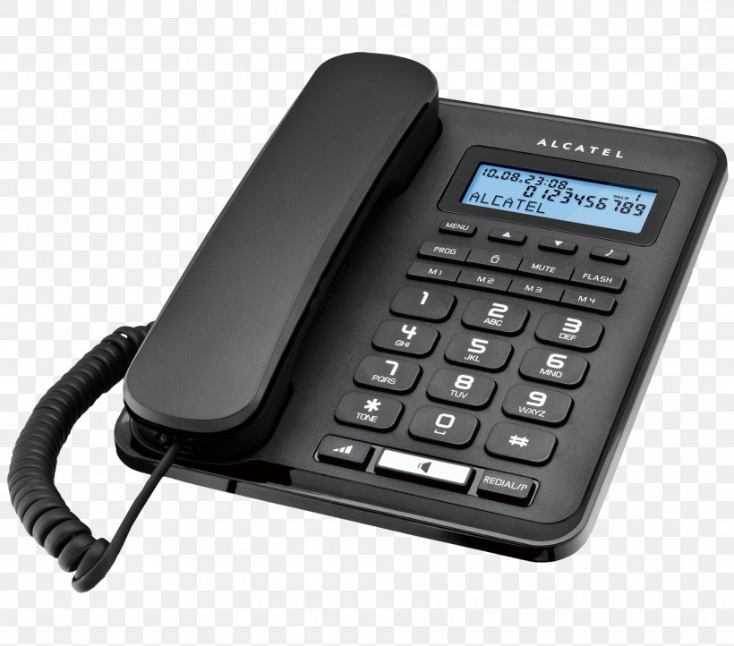 Alcatel Mobile Digital Enhanced Cordless Telecommunications Cordless Telephone Home & Business Phones, PNG, 1880x1656px, Alcatel Mobile, Answering Machine, Business, Caller Id, Corded Phone Download Free
