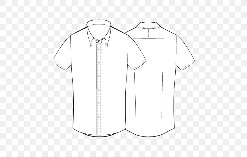 Dress Shirt Collar Outerwear Uniform Sleeve, PNG, 520x520px, Dress Shirt, Black, Black And White, Clothing, Collar Download Free