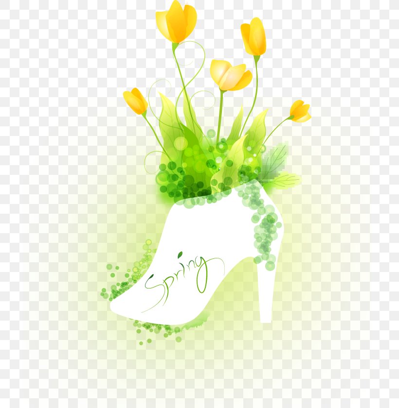 Flower High-heeled Footwear, PNG, 725x840px, Flower, Art, Cut Flowers, Designer, Flora Download Free
