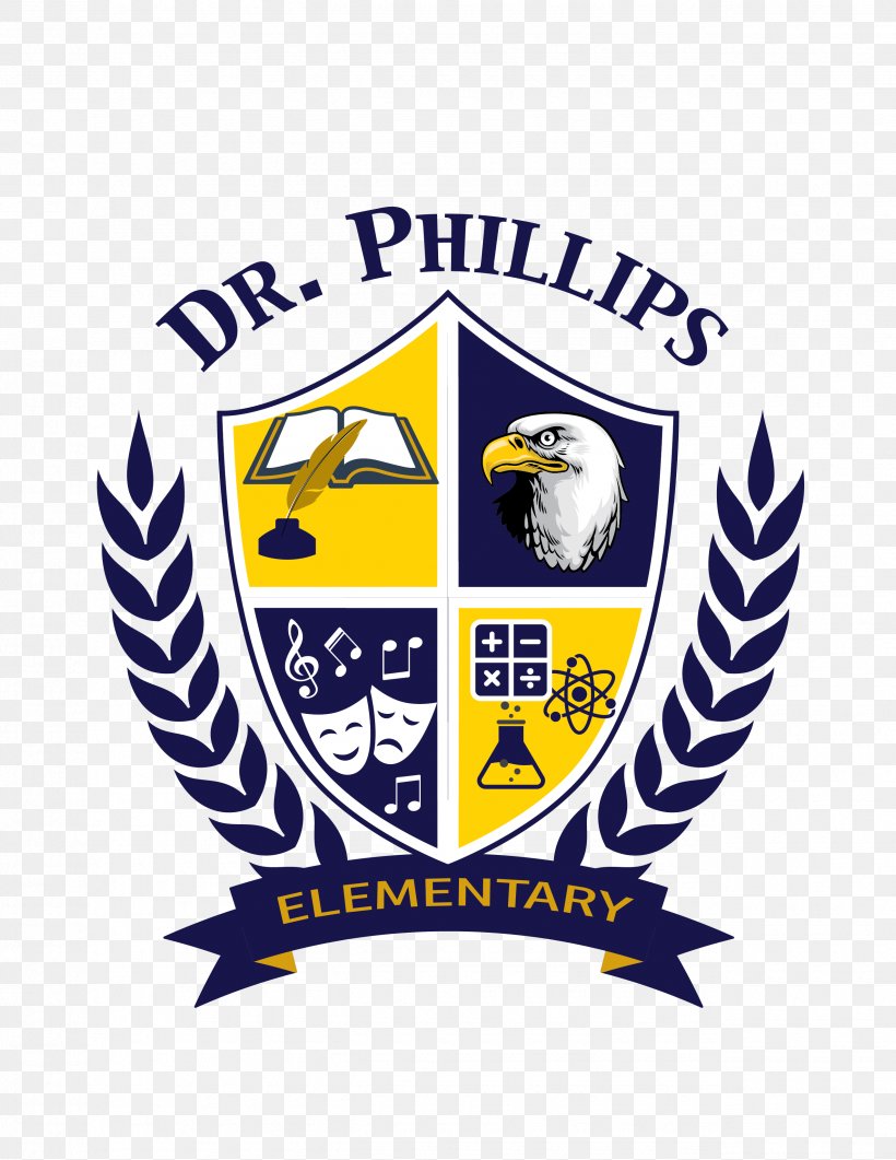 Logo Dr. Phillips Elementary School Baldwin Park Elementary School National Primary School, PNG, 2550x3300px, Logo, Area, Brand, Crest, Emblem Download Free