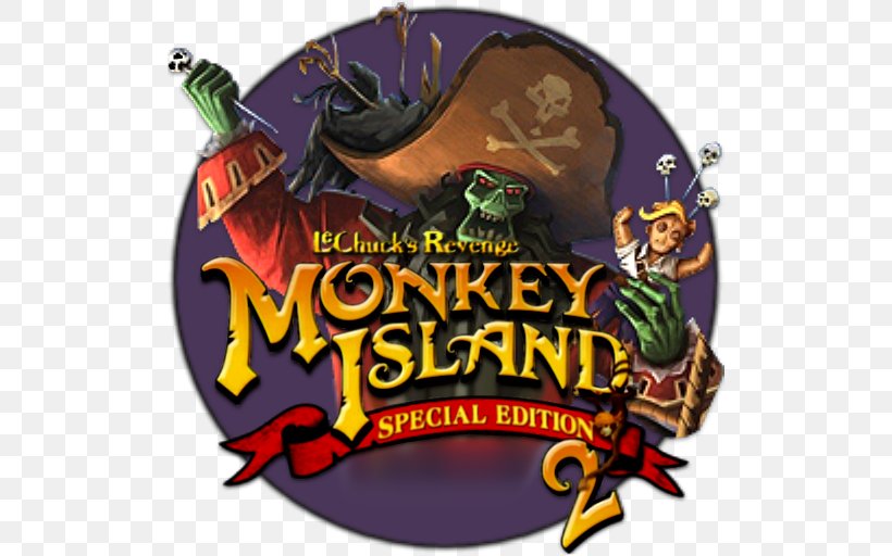 Monkey Island 2: LeChuck's Revenge The Secret Of Monkey Island Xbox 360 State Of Decay Red Dead Redemption, PNG, 512x512px, Secret Of Monkey Island, Brand, Game, Label, Lechuck Download Free