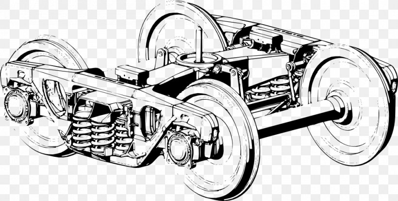 Rail Transport Car Line Art Train Clip Art, PNG, 1000x505px, Rail Transport, Art, Auto Part, Automotive Design, Automotive Exterior Download Free