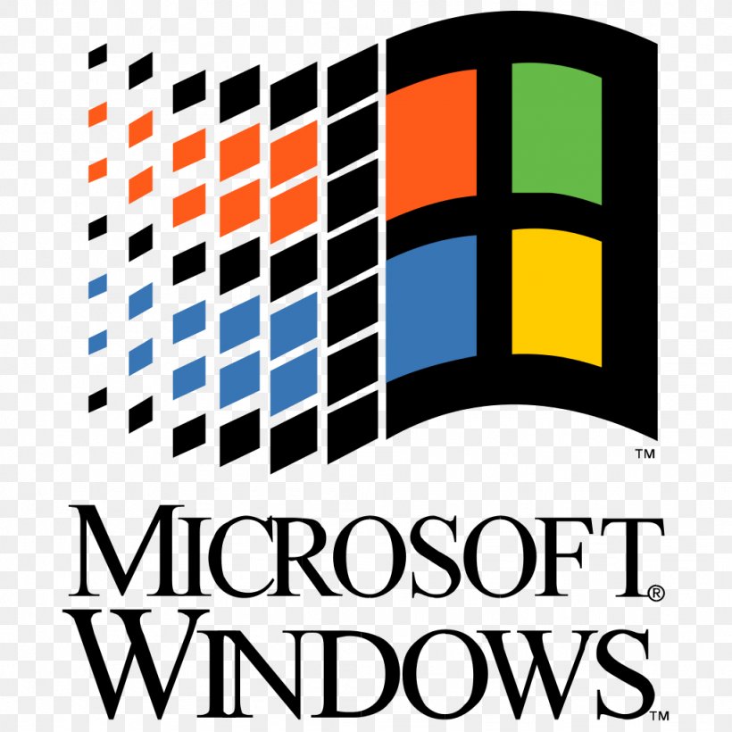 Windows 3.1x Windows 95 Microsoft Computer Software, PNG, 1024x1024px, Windows 31x, Area, Brand, Computer, Computer Software Download Free