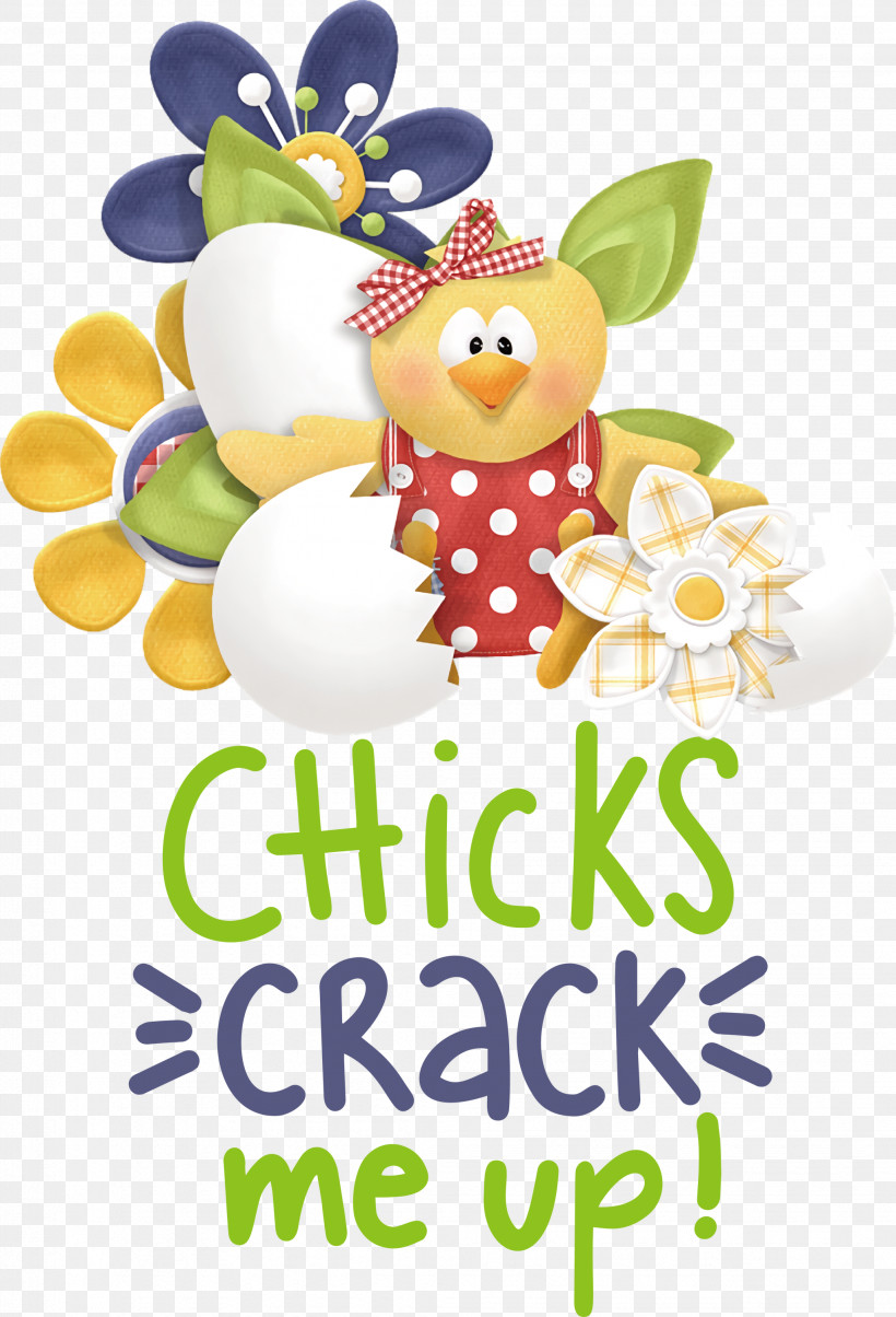 Chicks Crack Me Up Easter Day Happy Easter, PNG, 2043x3000px, Easter Day, Cut Flowers, Floral Design, Flower, Happiness Download Free