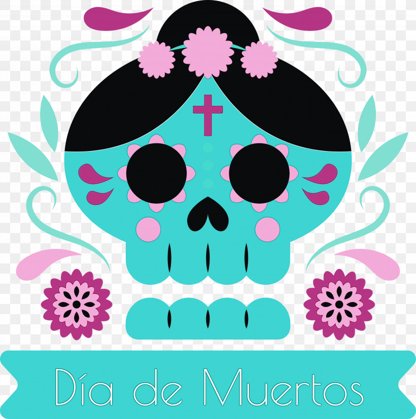 Line Art Drawing Visual Arts Mexican Art, PNG, 2973x3000px, Day Of The Dead, D%c3%ada De Muertos, Drawing, Line Art, Logo Download Free