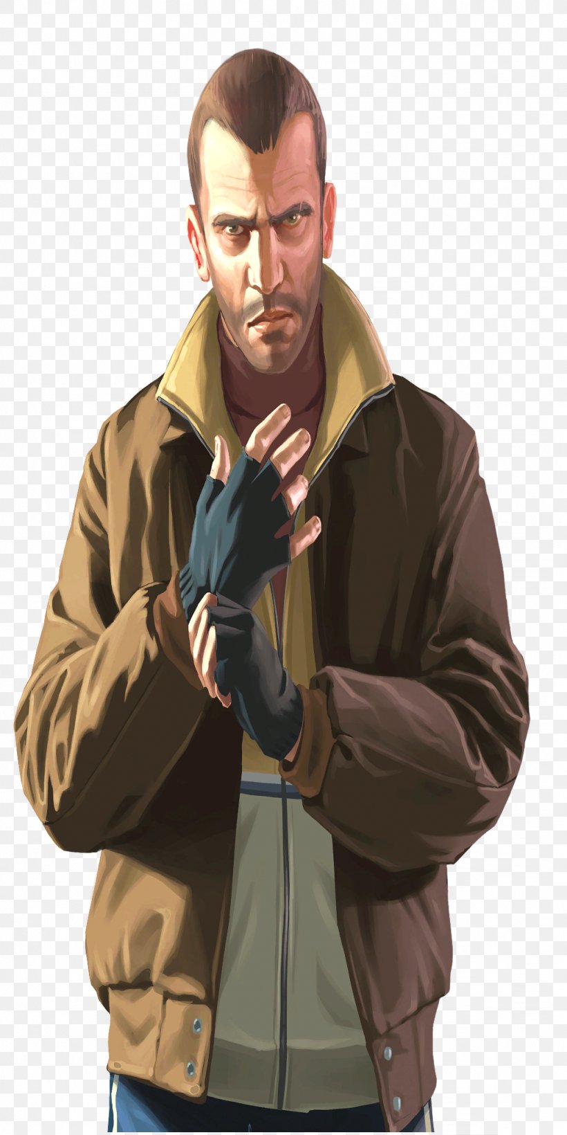 Grand Theft Auto: San Andreas Grand Theft Auto V Niko Bellic Grand Theft Auto: Episodes From Liberty City Grand Theft Auto III, PNG, 1024x2048px, Grand Theft Auto San Andreas, Cool, Facial Hair, Game, Gentleman Download Free