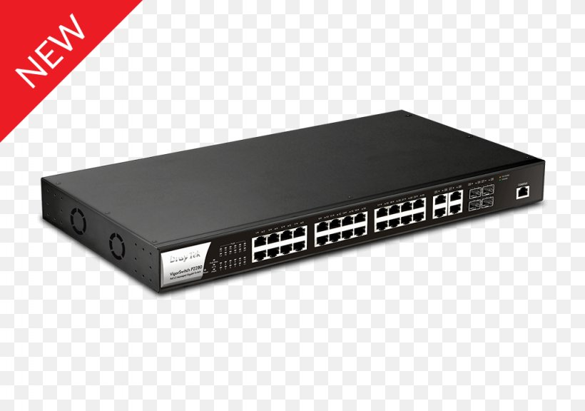 Power Over Ethernet Draytek VigorSwitch G1280 Switch, PNG, 1024x720px, Power Over Ethernet, Cable, Computer Network, Draytek, Electronic Device Download Free