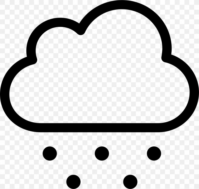 Snow Cloud Symbol Weather, PNG, 980x934px, Snow, Blackandwhite, Blizzard, Cloud, Hail Download Free