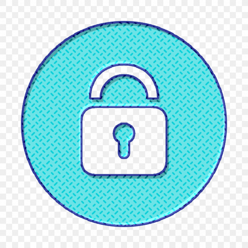 Lock In A Circle Icon Lock Icon Security Icon, PNG, 1244x1244px, Lock Icon, Aqua M, Chemical Symbol, Chemistry, Green Download Free