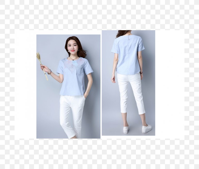T-shirt Clothing Sleeve Shoulder Blouse, PNG, 700x700px, Tshirt, Abdomen, Blouse, Blue, Clothing Download Free