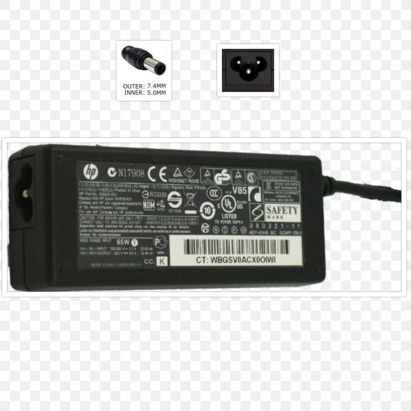 Battery Charger AC Adapter Hewlett-Packard Laptop, PNG, 1024x1024px, Battery Charger, Ac Adapter, Adapter, Aruba Networks, Computer Download Free
