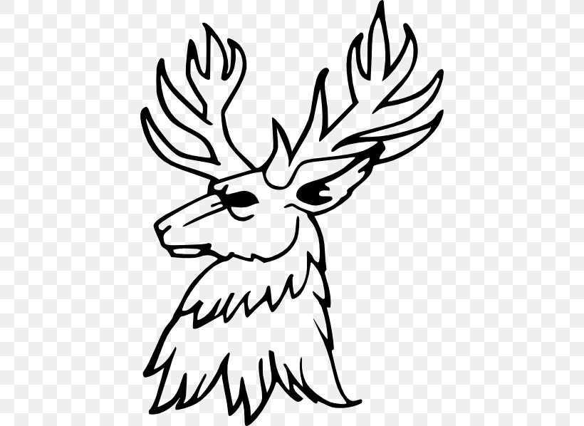 Deer Moose Elk Antler Clip Art, PNG, 426x598px, Deer, Antler, Art, Artwork, Beak Download Free